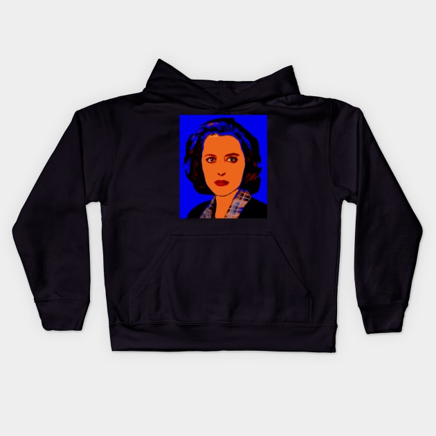 gillian anderson Kids Hoodie by oryan80